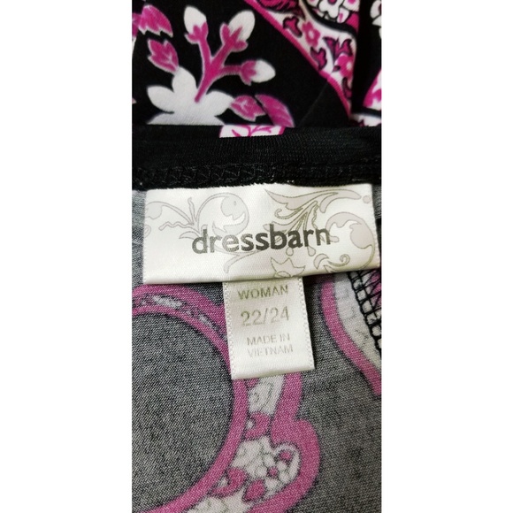 Dress barn pink tunic top plus size 22W 24W - Picture 2 of 8